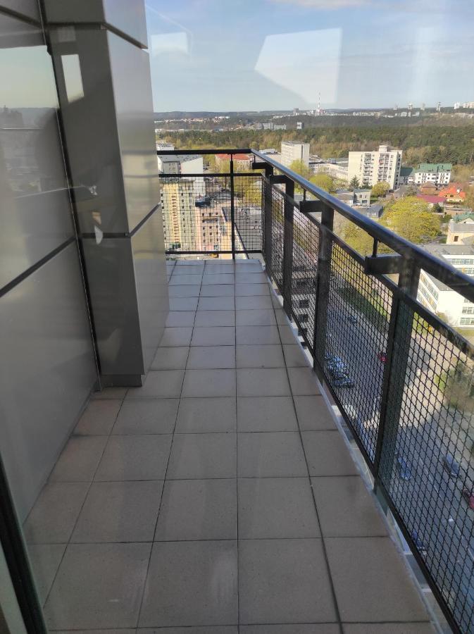 Luxury Apartment In Skyscraper Vilnius Exterior foto